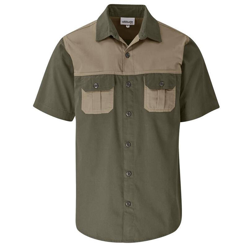 Serengeti 2-Tone Bush Short Sleeve Shirt