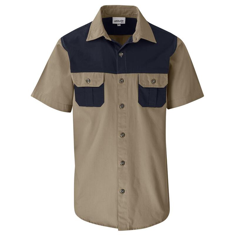 Serengeti 2-Tone Bush Short Sleeve Shirt