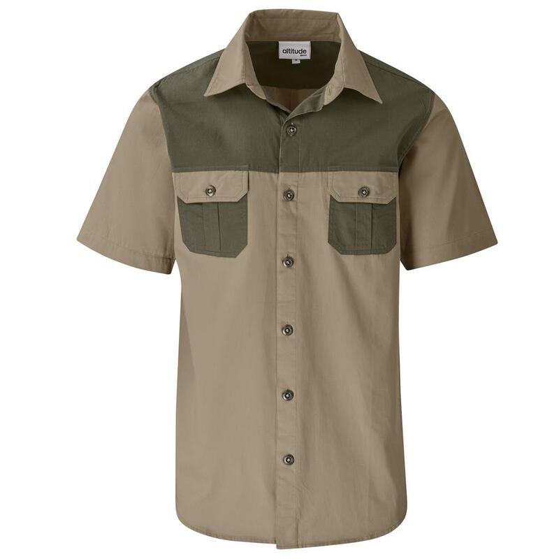 Serengeti 2-Tone Bush Short Sleeve Shirt