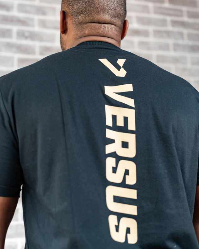 Versus x Moer 'n Boer Hectagon T-Shirt | Black & Sand
