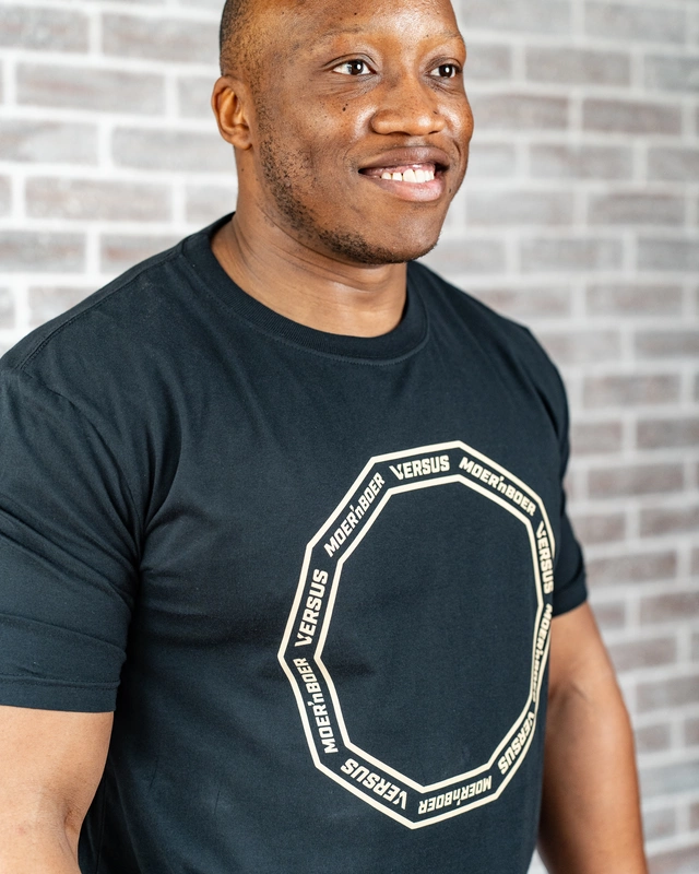 Versus x Moer 'n Boer Hectagon T-Shirt | Black & Sand