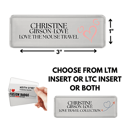 Name Badge with Insert(s)