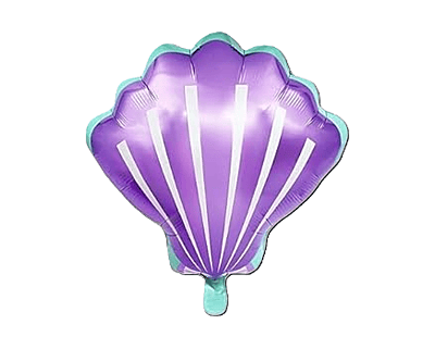 Mermaid Theme Foil Balloons - (Pack of 5)