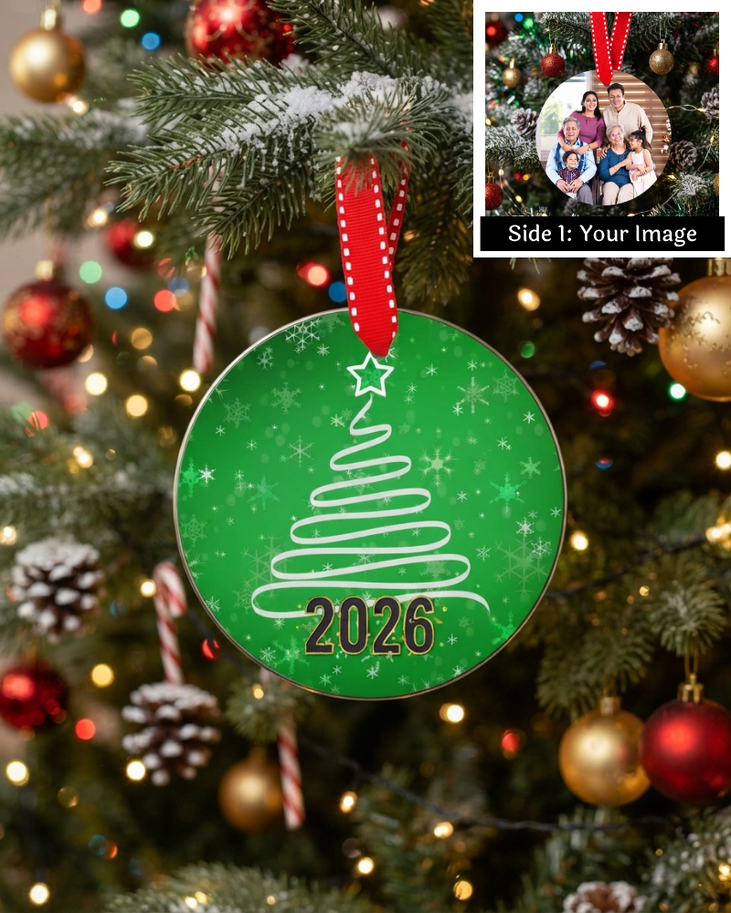 Merry & Bright Christmas Ornament