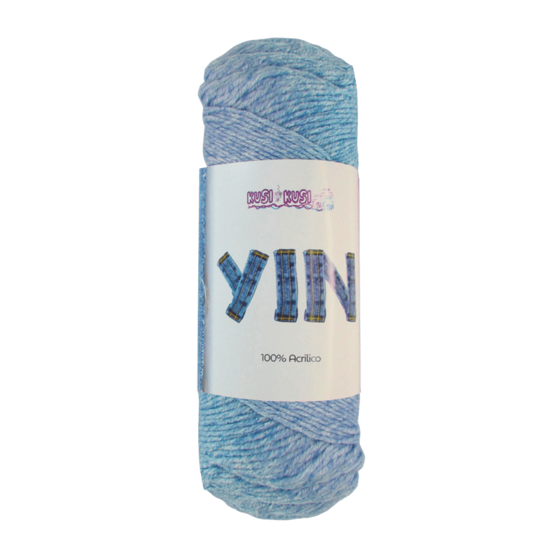 Lana Yin Color 503 Azul Bebe Paquete X 5 ovillos X 100Gramos Lana Yin Color 503 Azul Bebe Paquete X 5 ovillos X 100Gramos