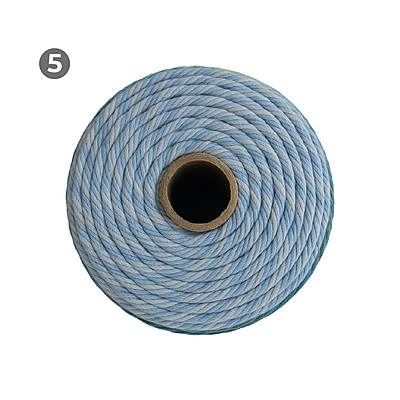 Macrame Rope 3mm x 90mts colores Matizados Macrame Rope 3mm x 90mts colores Matizados