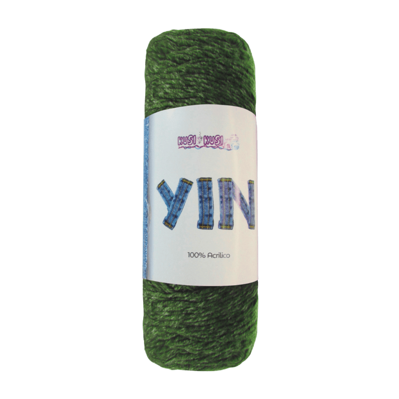 Lana Yin Color 573 Verde Paquete X 5 ovillos X 100Gramos Lana Yin Color 573 Verde Paquete X 5 ovillos X 100Gramos