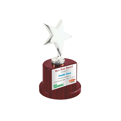 Wooden Brass TrophyBB2694