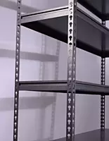 Metal Shelf - Black L900*W500*H2000mm*5 layers 120kg/layer