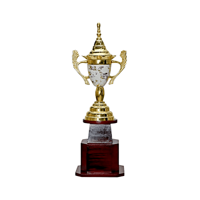 Metal Trophy BB1455 white