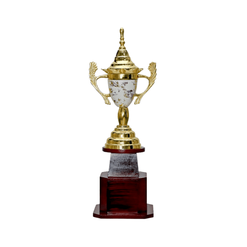 Metal Trophy BB1455 white Metal Trophy BB1455 white