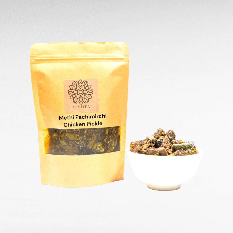 Methi Pachimirchi Chicken Pickle
