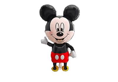 Mickey Mouse Theme Foil Balloons - (Pack of 5)