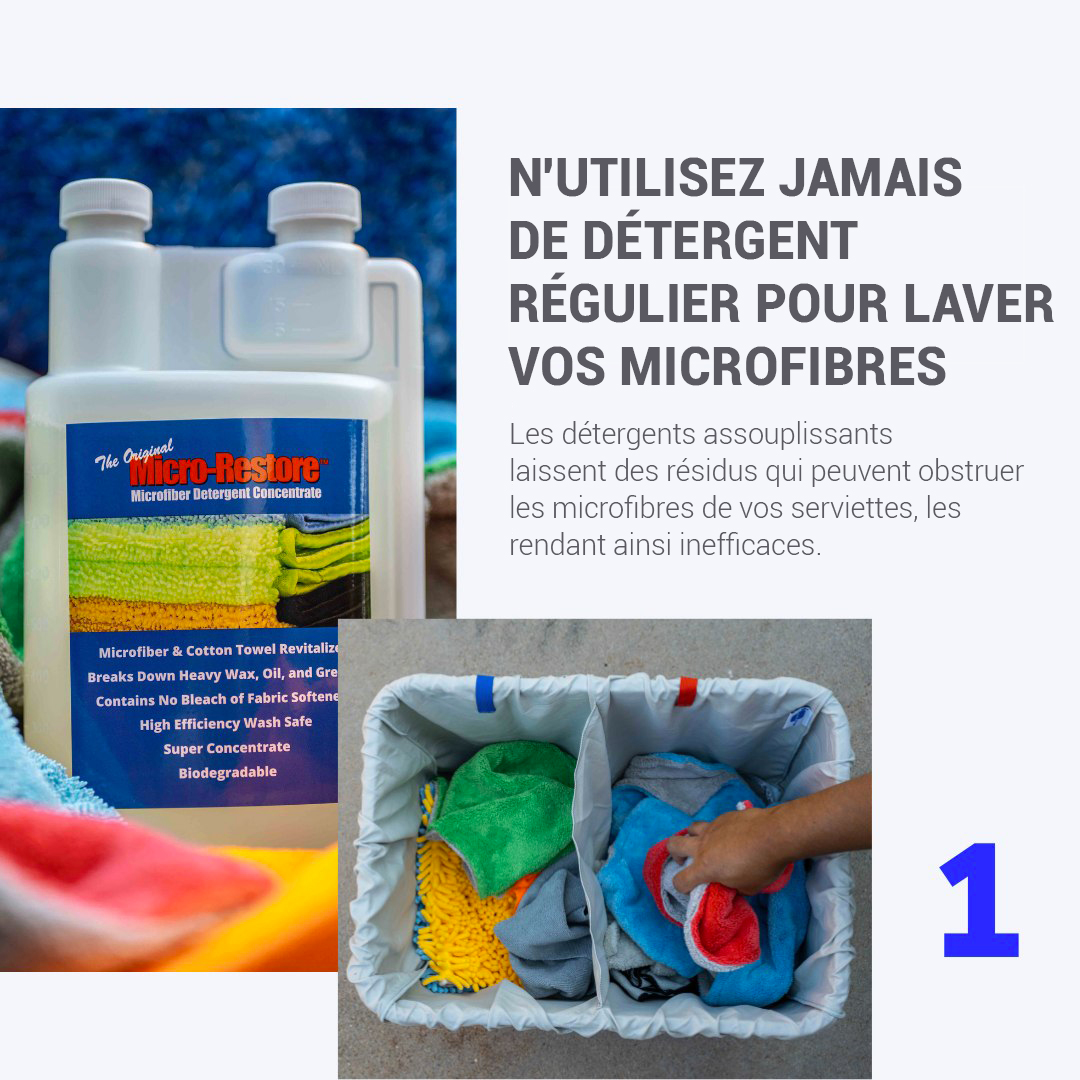 Détergent pour microfibre concentré Détergent pour microfibre concentré