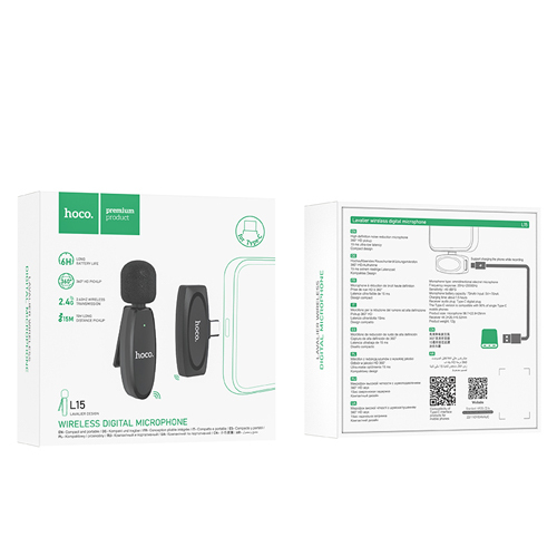 Microphone Digital Pour Type-C L15 Sans Fil Hoco