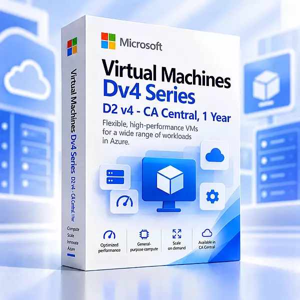 Virtual Machines Dv4 Series - D2 v4 - CA Central, 1 Year