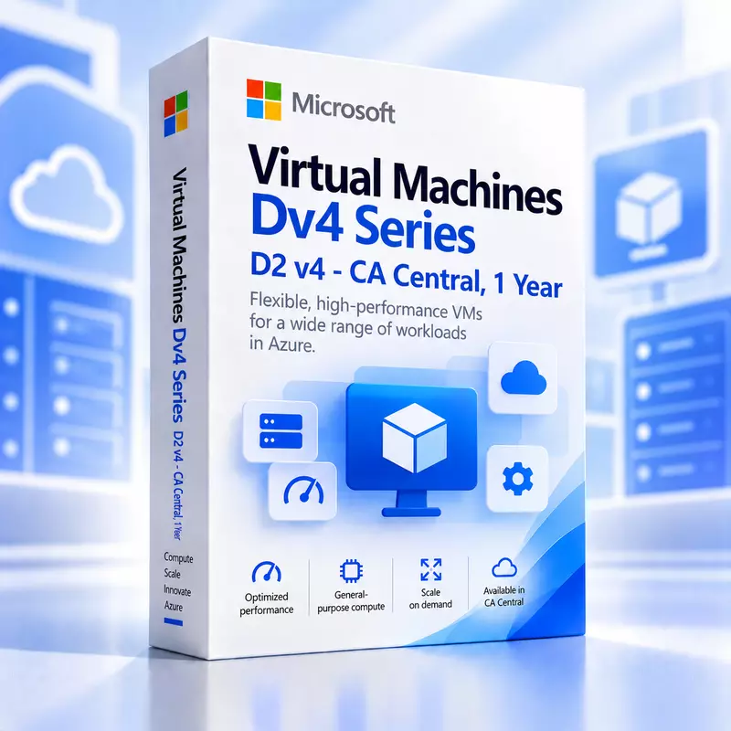 Virtual Machines Dv4 Series - D2 v4 - CA Central, 1 Year