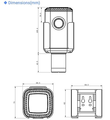 Milesight EM500-CO2 Sensor with Temperature, Humidity and BarometricPressure