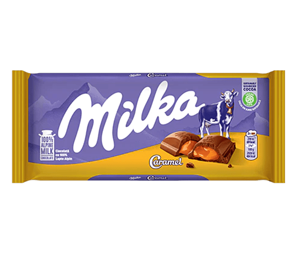 Milka Chocolate-Caramel 100g/18 Milka Chocolate-Caramel 100g/18