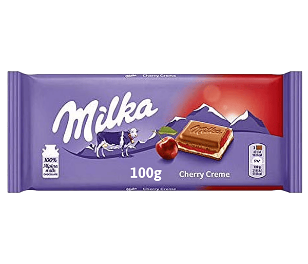 Milka Chocolate-Cherry 100g/25