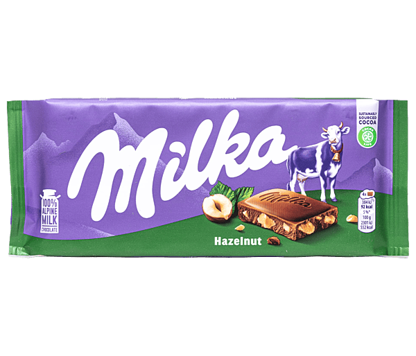 Milka Chocolate-Hazelnut 90g/24