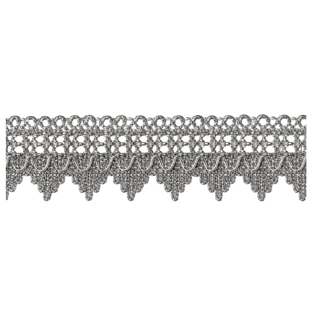 Millare Olas Plateado Rollo x 15 yardas Millare Olas Plateado Rollo x 15 yardas