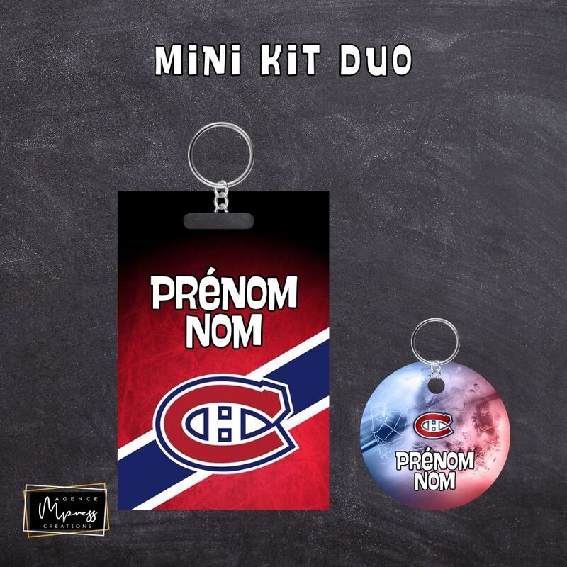 Plaque à sac / Duo - Hockey