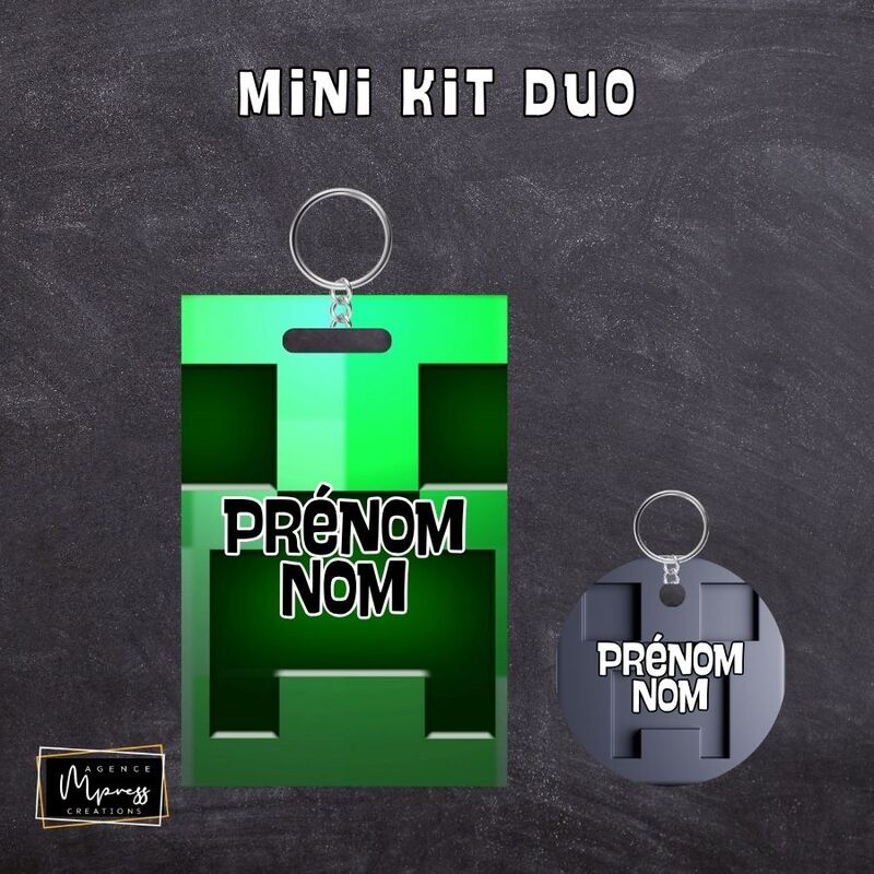 Plaque à sac / Duo - Minecraft Plaque à sac / Duo - Minecraft