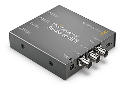 Mini Converter Audio to SDI with 12V Power Supply Mini Converter Audio to SDI with 12V Power Supply