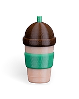 Mini Bubble Tea Magnet