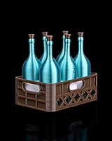 Mini Wine Bottle Magnet