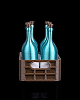 Mini Wine Bottle Magnet