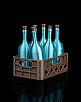 Mini Wine Bottle Magnet