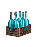 Mini Wine Bottle Magnet