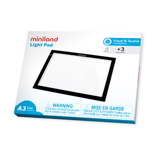 Miniland A3 Lightpad for Translucent Aptitudes