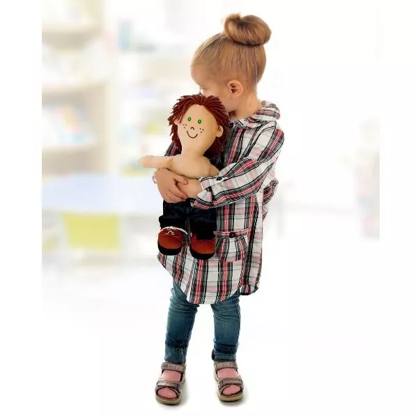 Miniland Etni Fastening Self Care Doll African Boy