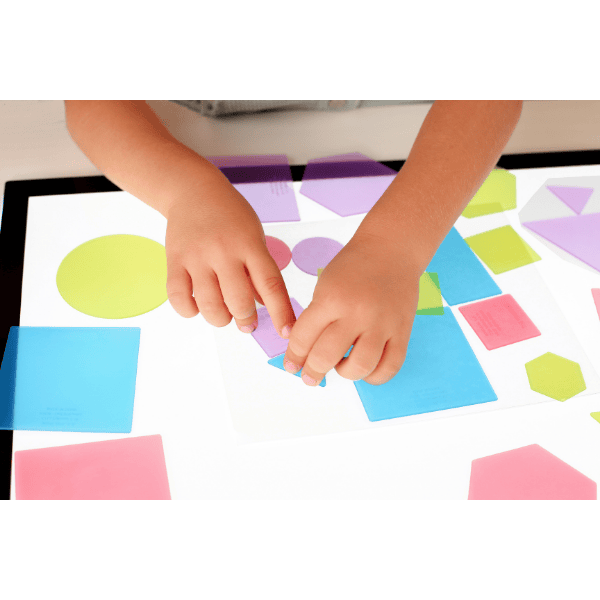 Miniland Translucent Geometric Shapes  48 pcs