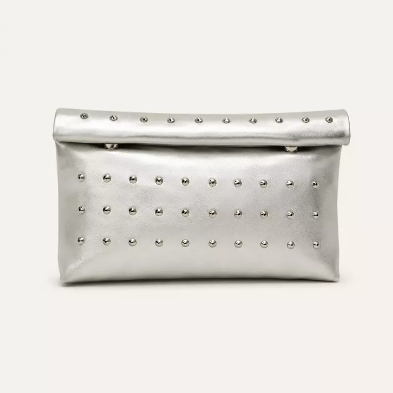 Rivet Envelope Clutch Purse