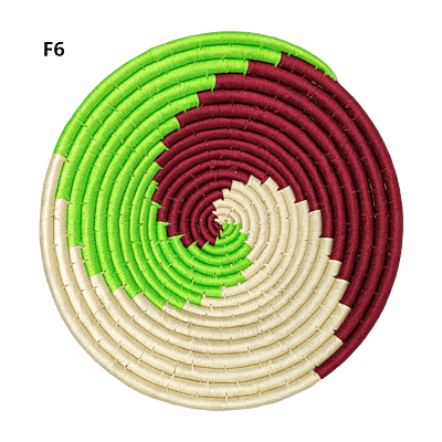 Minimalist Spiral Pattern Plate | Gunmala Handicrafts | Handcrafted Sabai Grass Plate Set of 3 | Wall Decor | Handmade | Eco-Friendly | Home Decor | Handcrafted | Decoration | Living Room