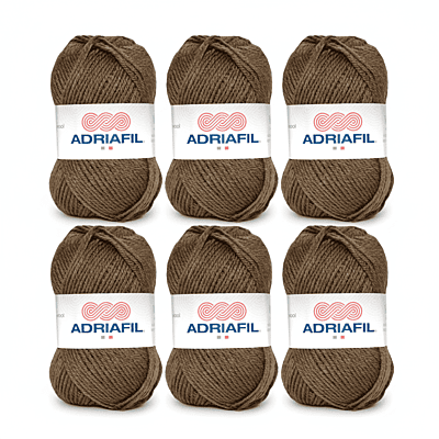 Lotto 6 gomiitoli filato Mirage Col. Verde Militare Scuro 300 gr