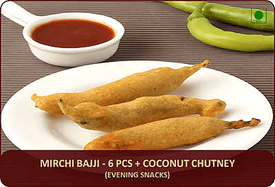 DES - Mirchi Bajji - 6 Pcs DES - Mirchi Bajji - 6 Pcs