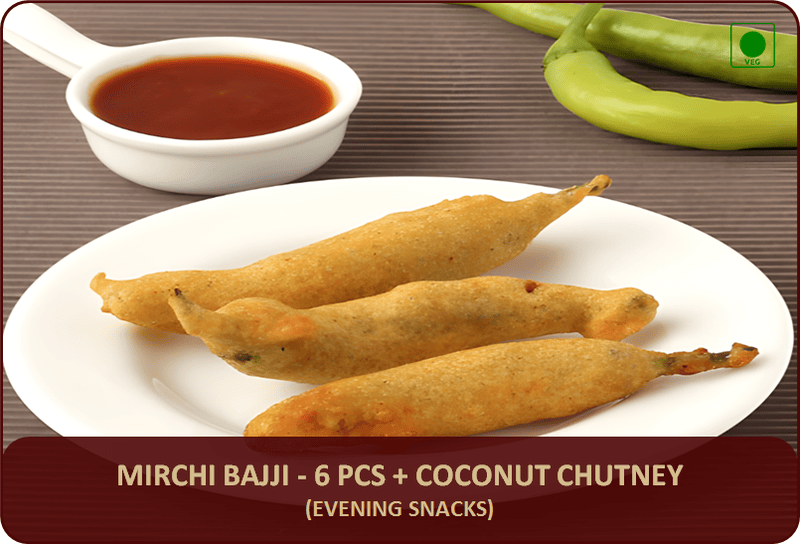 DES - Mirchi Bajji - 6 Pcs DES - Mirchi Bajji - 6 Pcs