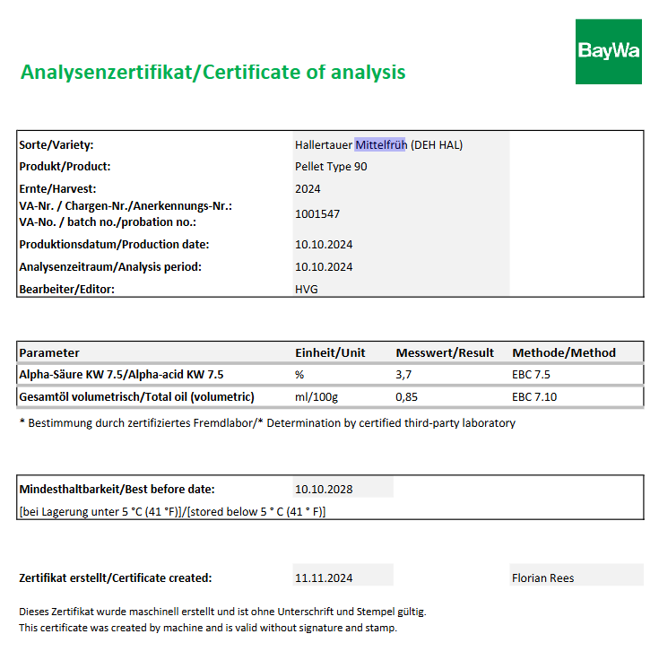 Lupulo1kg Mittelfruh GER BW