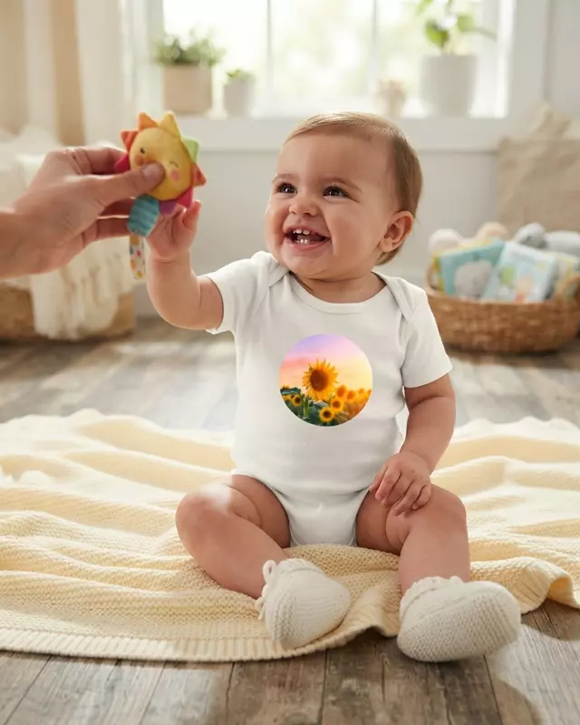 Moda Collection Infant Short Sleeve Onesie