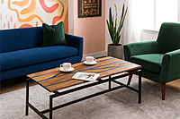 Marine Epoxy Coffee Table