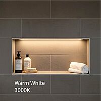 3000K Warm White Shower Niche LED Lighting Installation Kit-2
