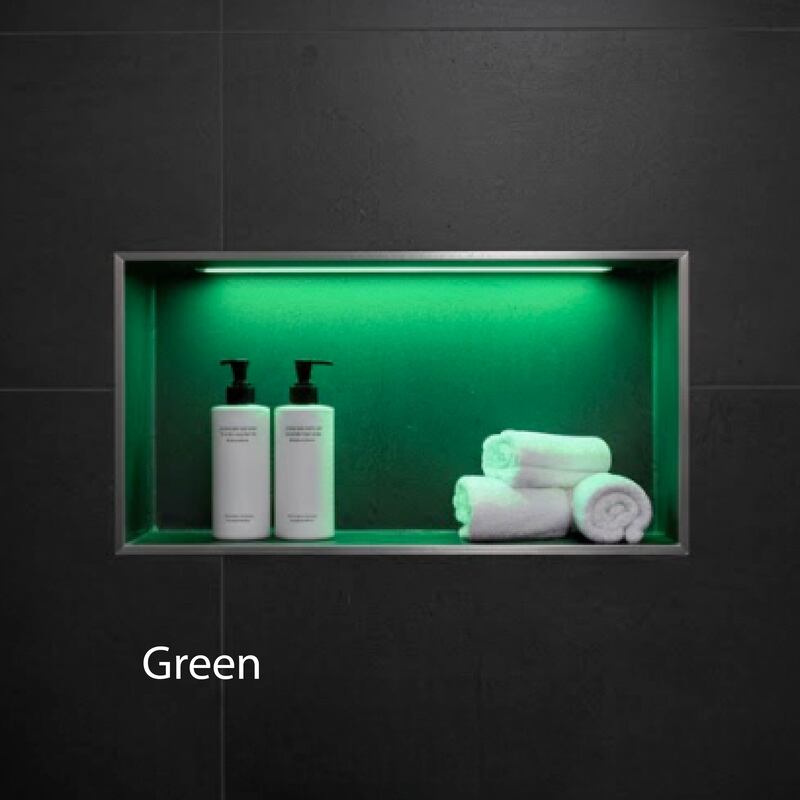 Green Shower Niche LED Lighting Installation Kit
