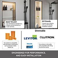 Red Shower Niche LED Lighting Installation Kit