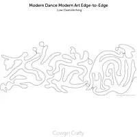 Modern Dance Modern Art Edge-to-Edge | Digital Longarm Quilting Pattern