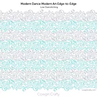 Modern Dance Modern Art Edge-to-Edge | Digital Longarm Quilting Pattern